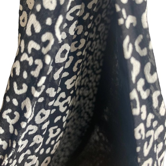 Maeve Faux Wrap Carolyn‎ Animal Print Elastic Waist Boho Y2K - Picture 7 of 10